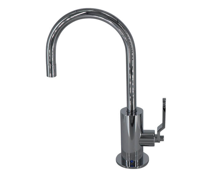 Point-of-Use Drinking Faucet with Contemporary Round Body & Industrial Lever Handle