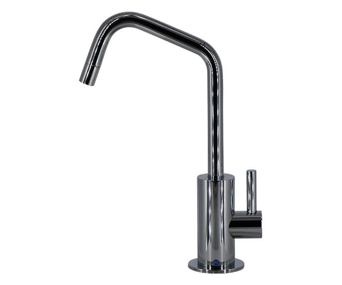 Mini Cold Faucet with Knurled Accent