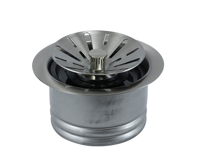 Contemporary – Complete Stopper & Strainer Unit Waste Disposer Trim – Extended Flange