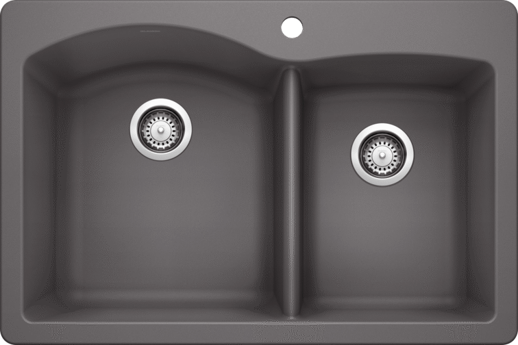 Blanco Diamond 1 3/4 Kitchen Sink — Cinder Finish