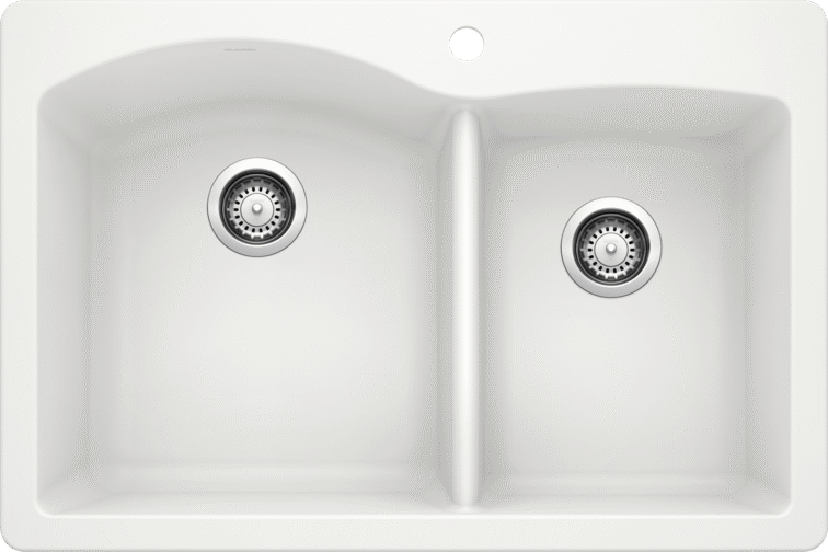Blanco Diamond 1 3/4 Kitchen Sink — White Finish