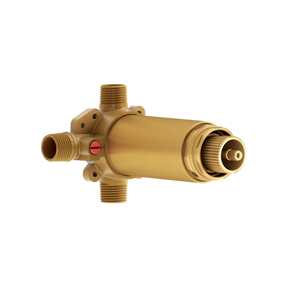 2-Way AQUATONIK Type T/P 1/2 inches Coaxial Valve with Diverter (Generation 1.5) Chrome