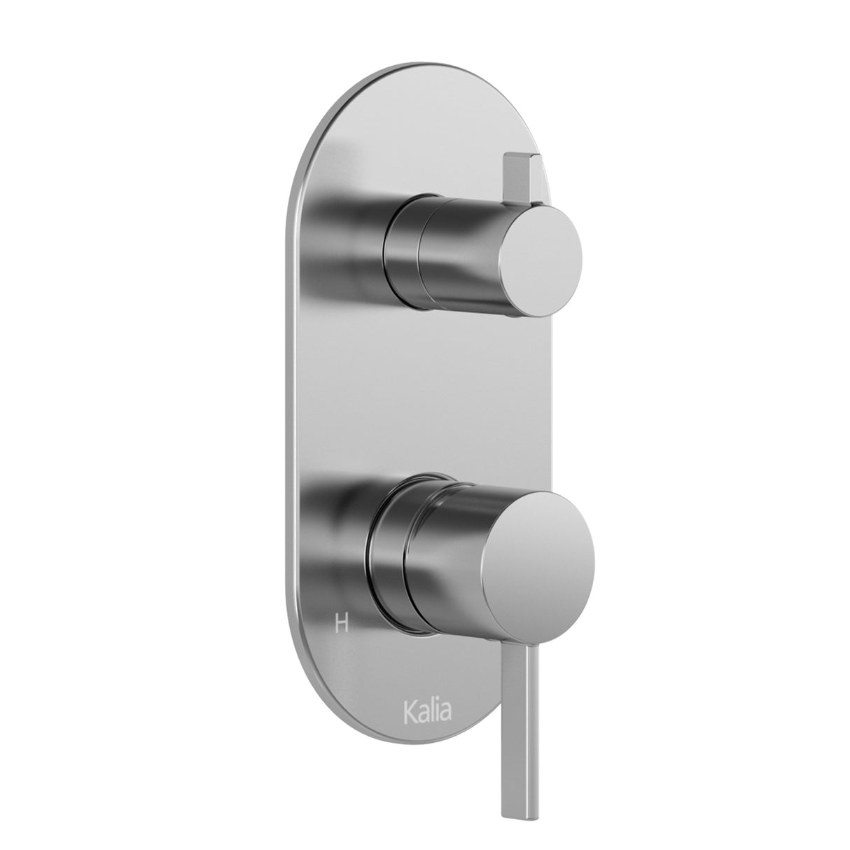 Round Decorative Trim for 1/2 inches Pressure Balance With Volume Control Valve and 2-Way Diverter - Cartridge Included