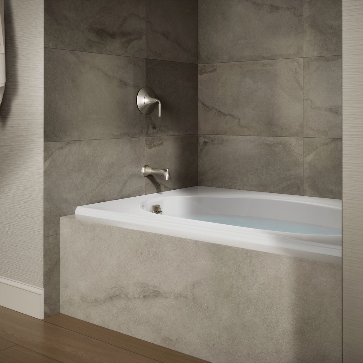 Windward® 60" x 42" alcove bath, left drain