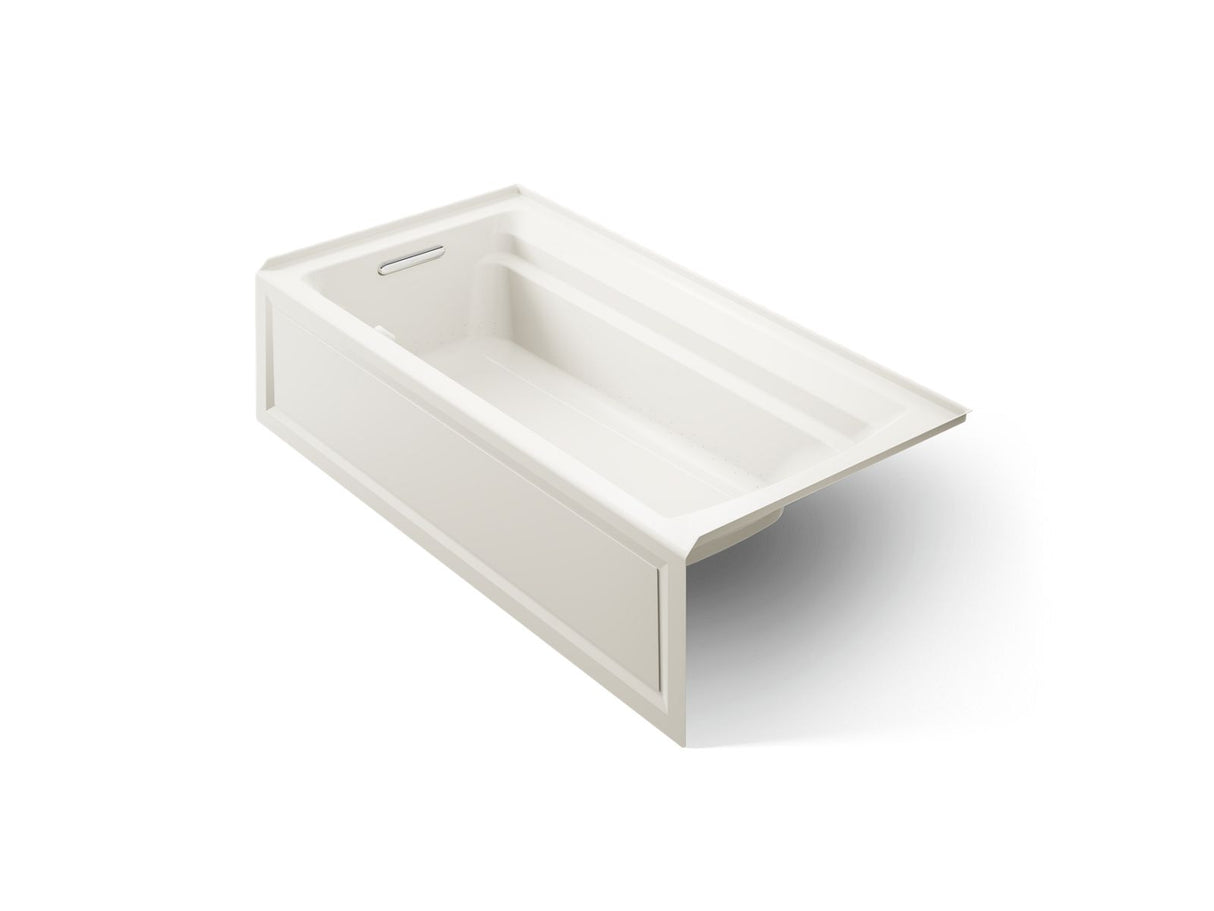 Archer® 72" x 36" alcove Heated BubbleMassage™ air bath, left drain