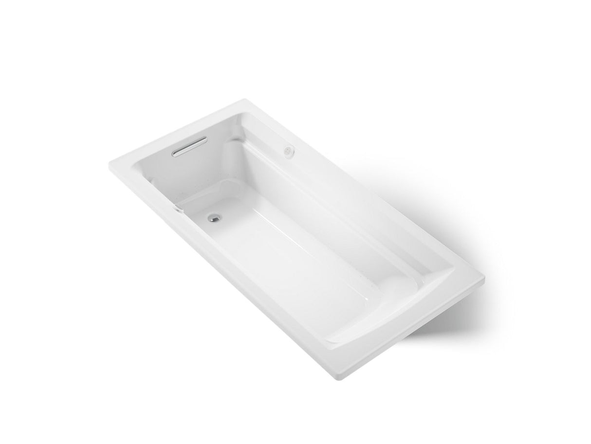 Archer® 72" x 36" drop-in Heated BubbleMassage™ air bath with Bask® heated surface