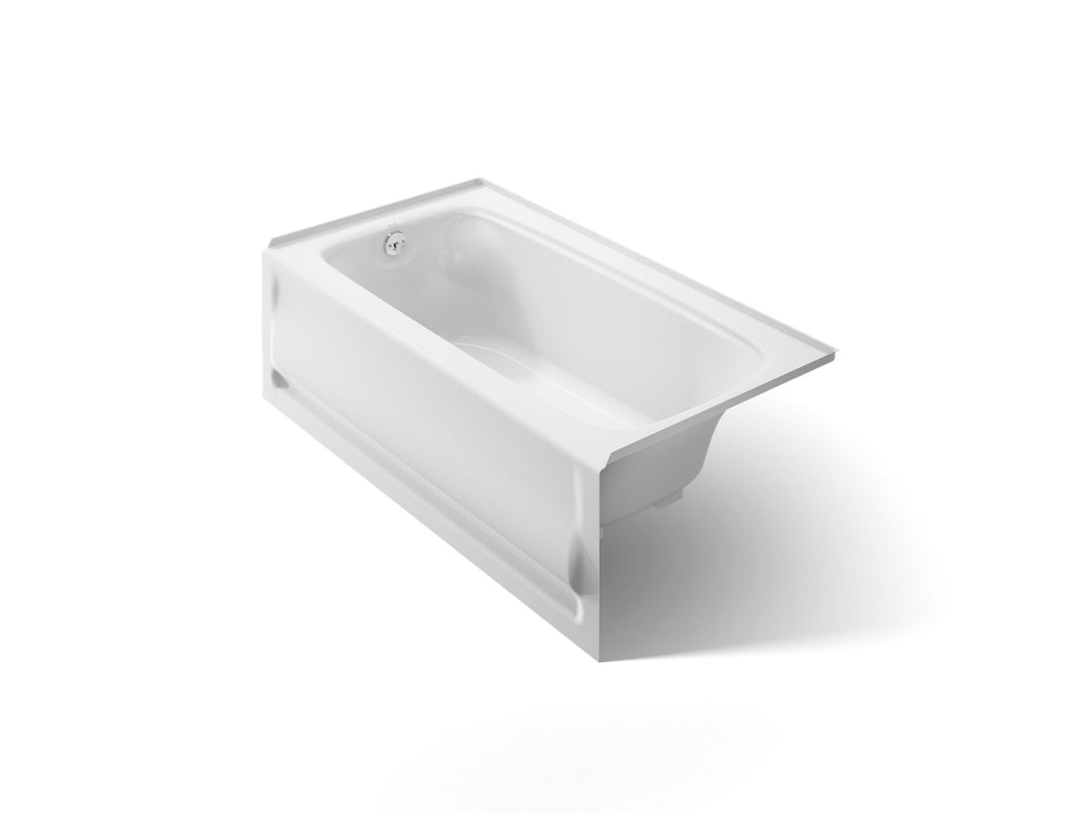 Bancroft® 60" x 32" alcove bath, left drain