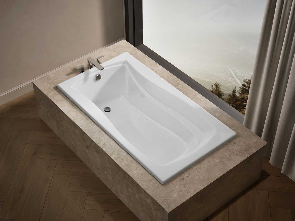 Mariposa® 66" x 36" drop-in bath