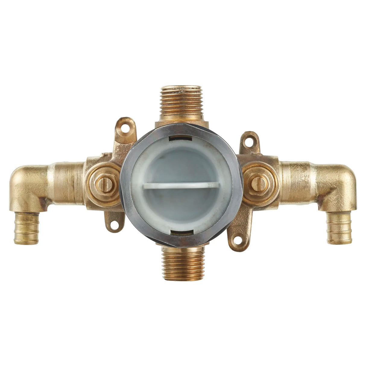 Flash® Shower Rough-In Valve With PEX Inlet Elbows/Universal Outlets With Screwdriver Stops for Crimp Ring System