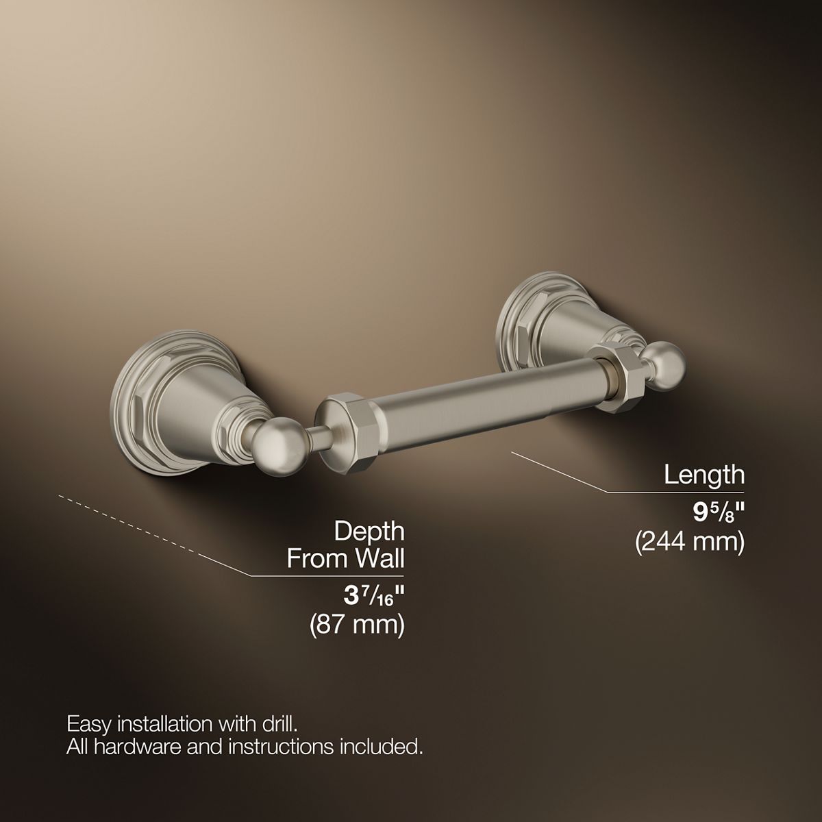 Pinstripe® Toilet paper holder