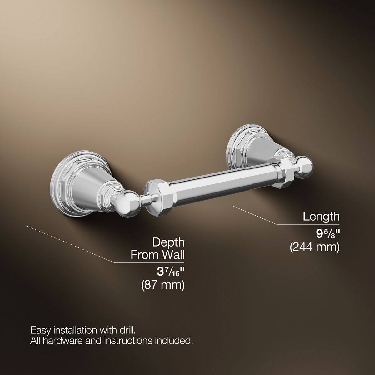 Pinstripe® Toilet paper holder