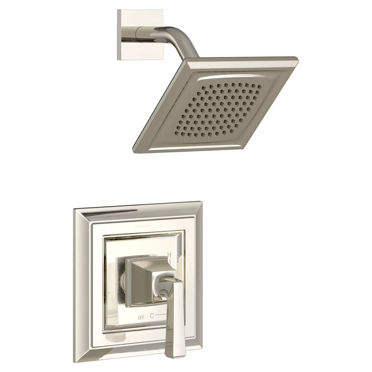 Town Square S 2.5 gpm/9.5 L/min Tub and Shower Trim Kit With Single Function Showerhead, Double Ceramic Pressure Balance Cartridge With Lever Handle