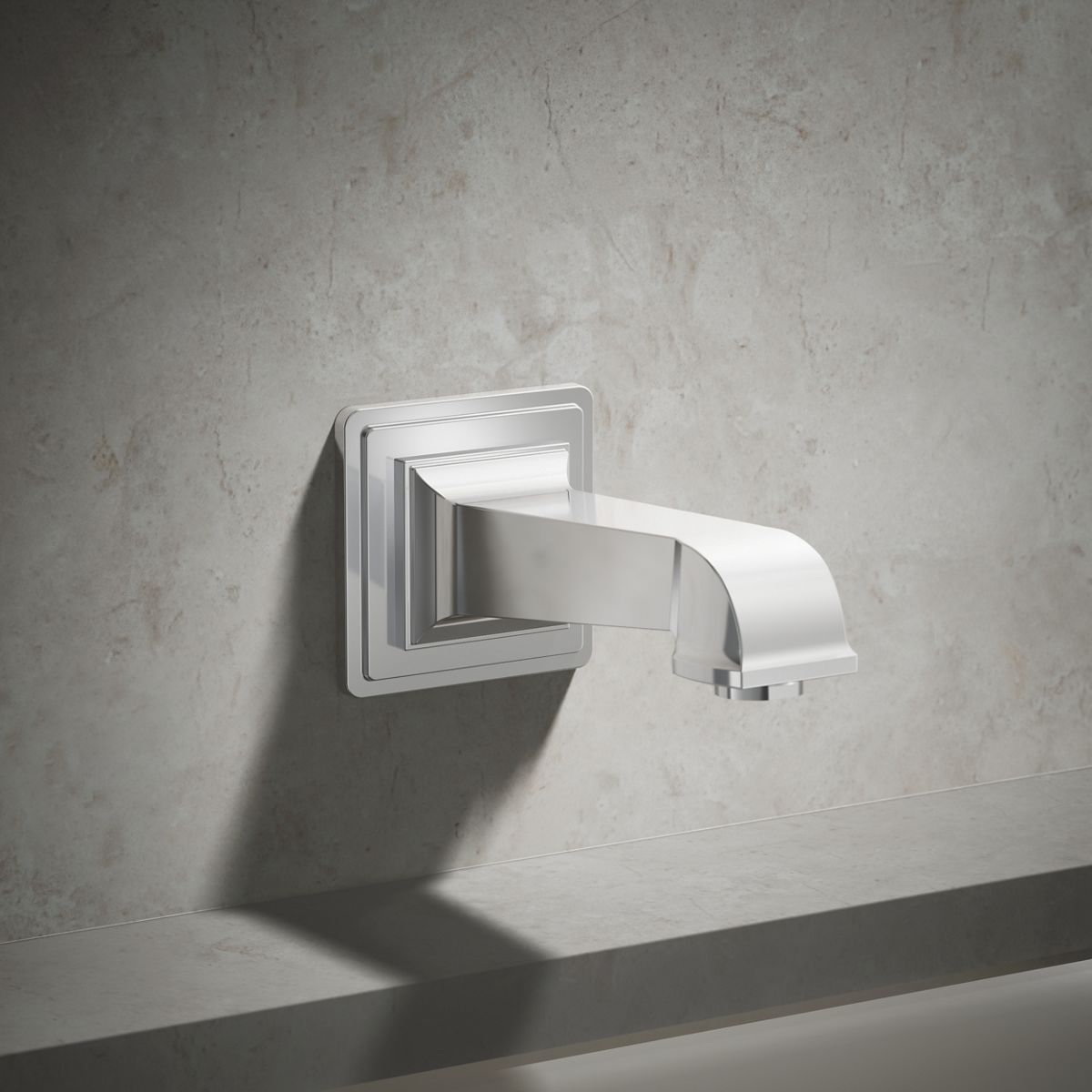 Pinstripe® Pure Wall-mount bath spout