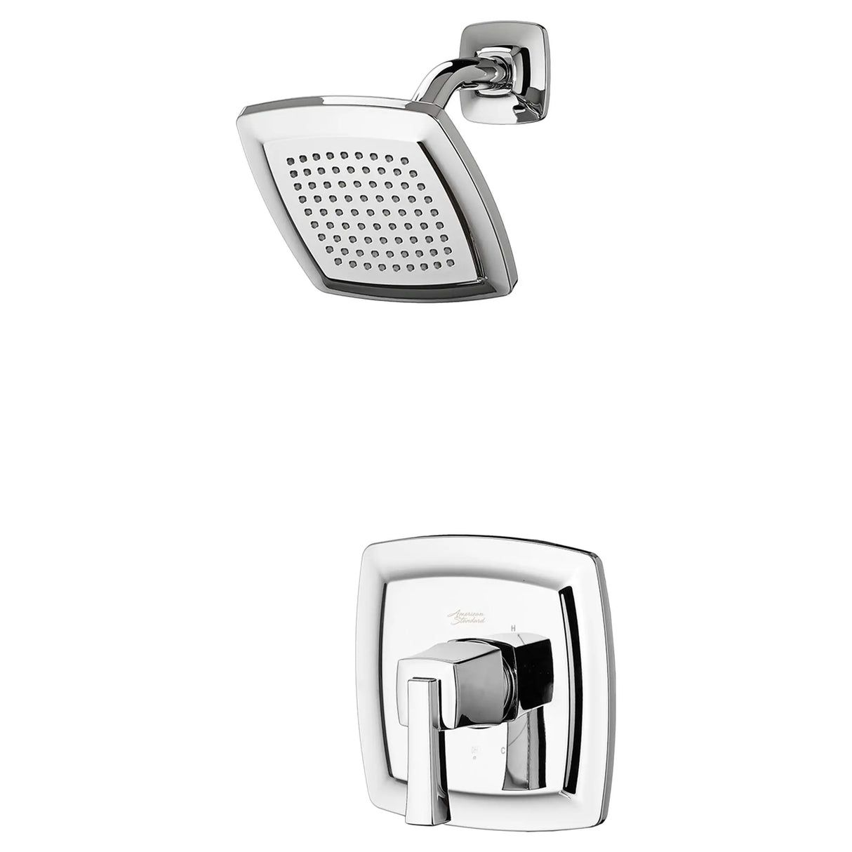 Townsend® 1.75 gpm/6.6 L/min Shower Trim Kit With Water-Saving Showerhead, Double Ceramic Pressure Balance Cartridge With Lever Handle