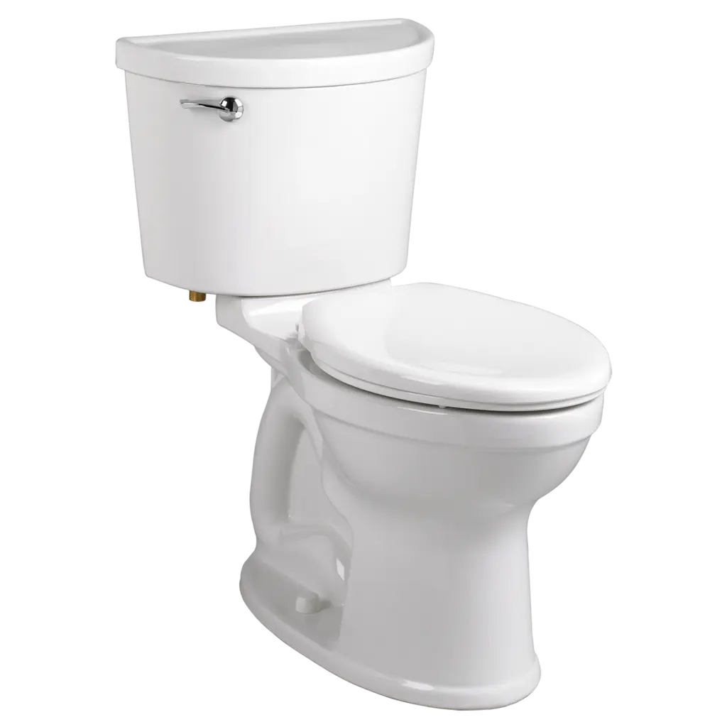 Champion Pro Two-Piece 1.28 gpf/4.8 Lpf Chair Height Elongated Toilet Less Seat with Lined Tank