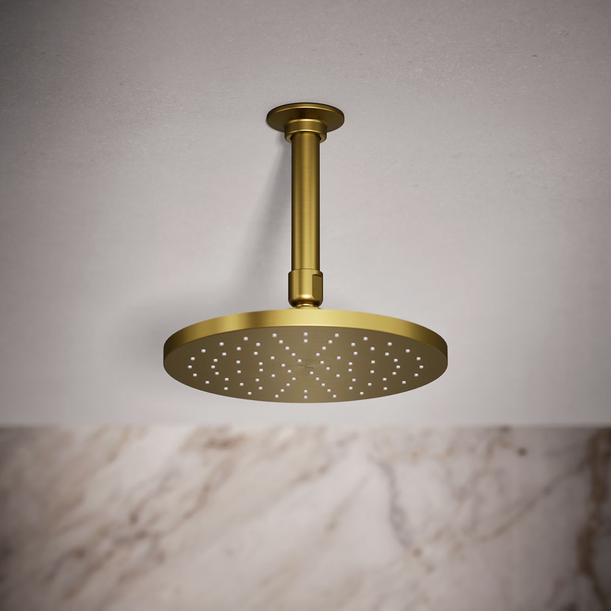 Contemporary Round 8" single-function rainhead, 1.75 gpm