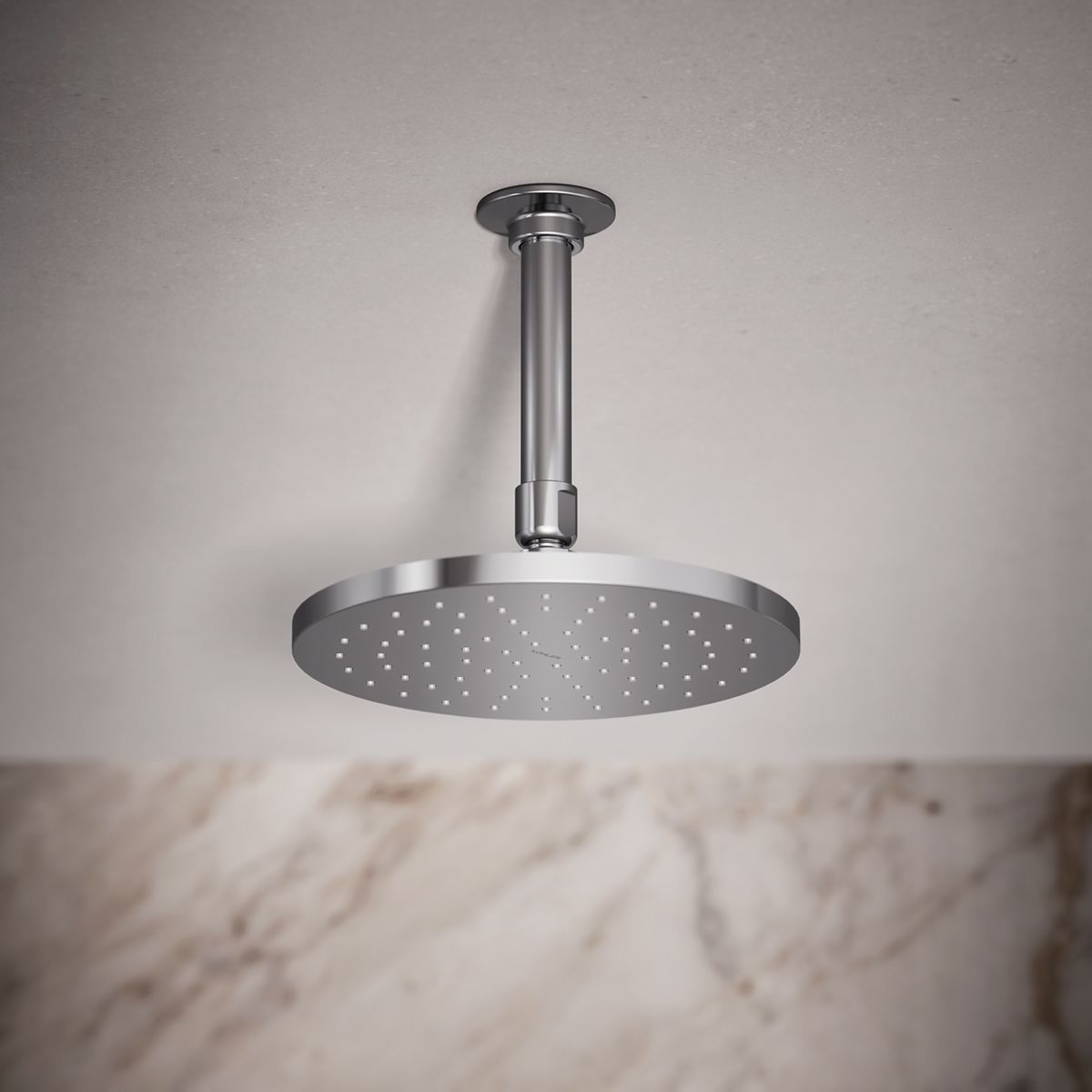 Contemporary Round 8" single-function rainhead, 1.75 gpm