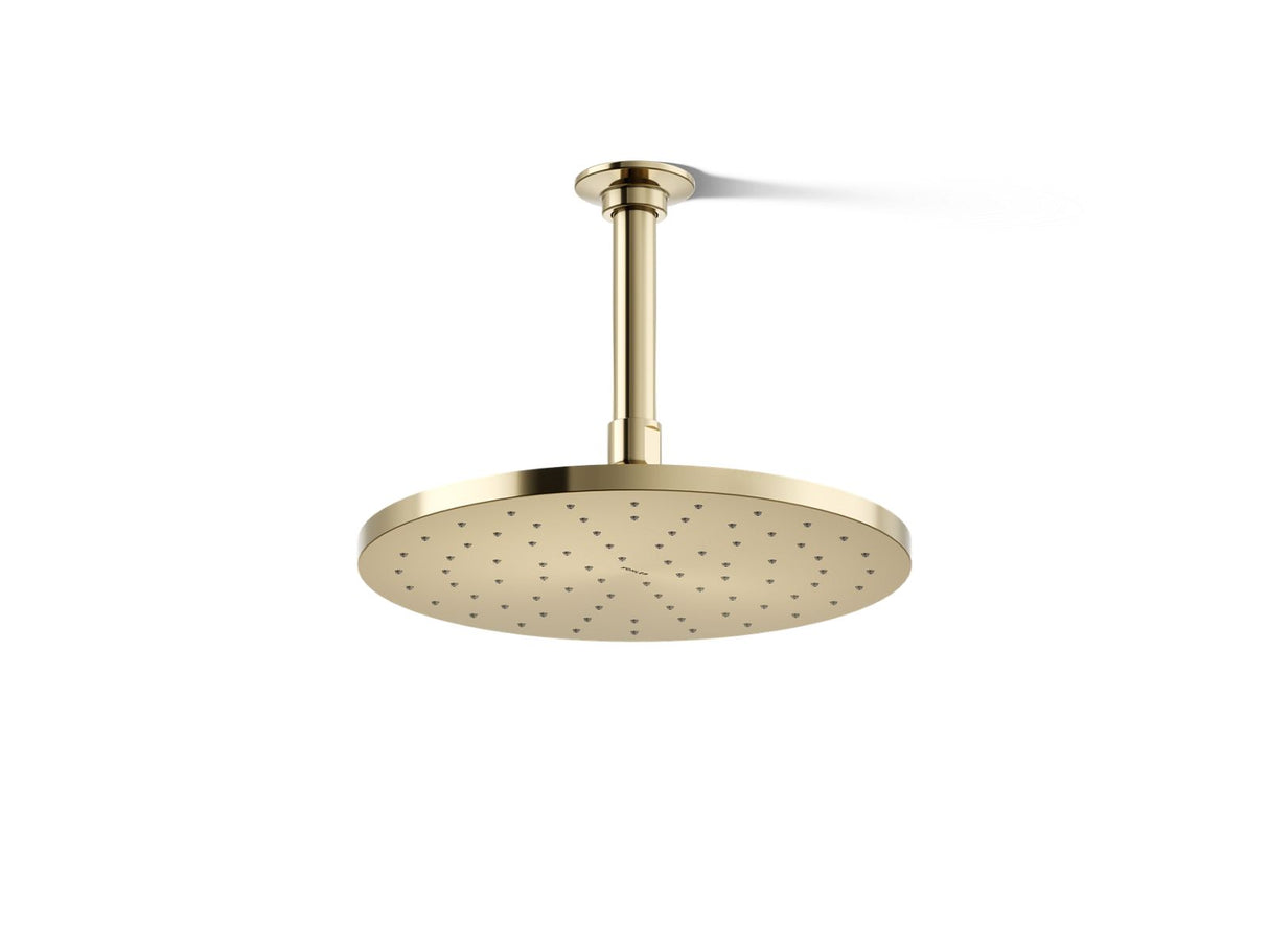 Contemporary Round 10" single-function rainhead, 2.5 gpm