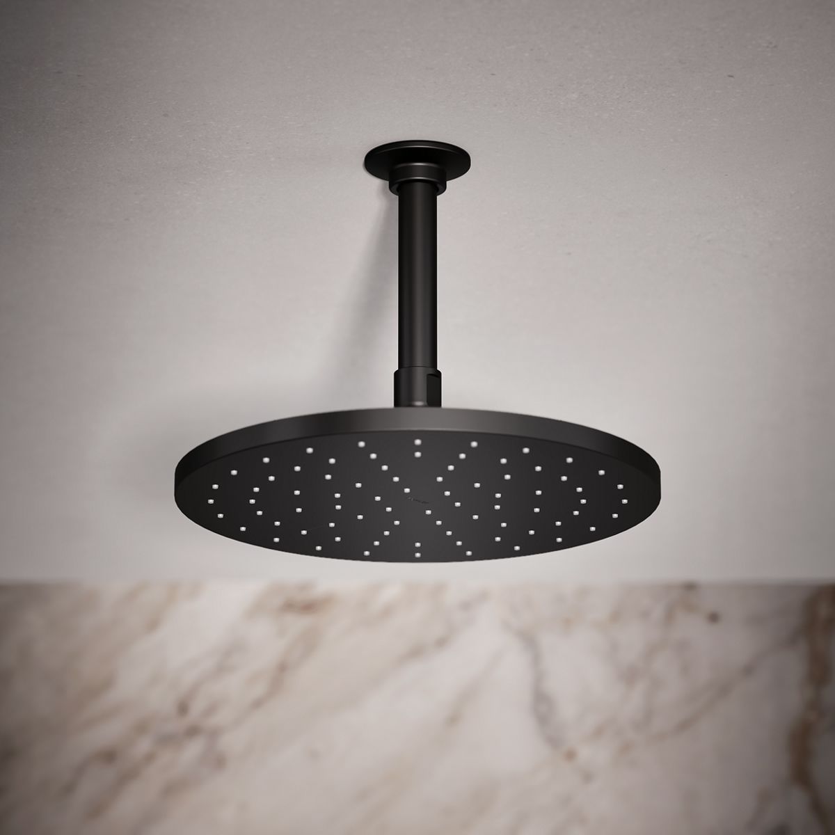 Contemporary Round 10" single-function rainhead, 1.75 gpm
