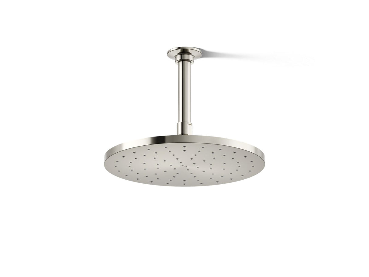 Contemporary Round 10" single-function rainhead, 2.5 gpm