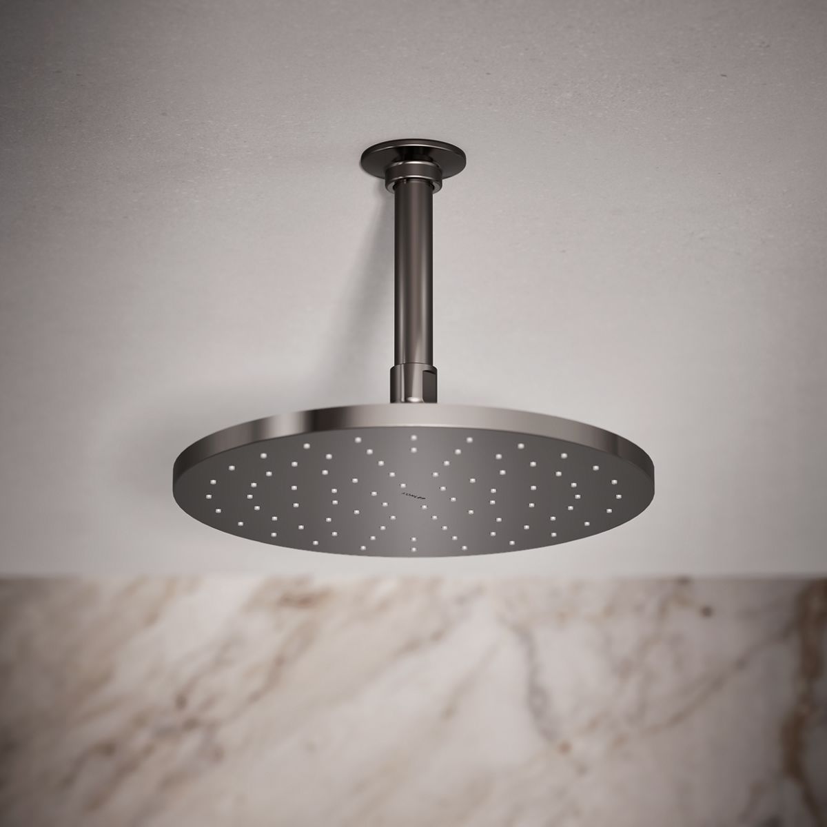 Contemporary Round 10" single-function rainhead, 2.5 gpm