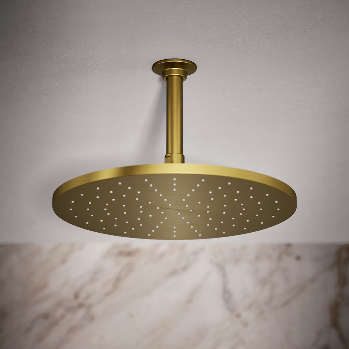 Contemporary Round 12" single-function rainhead, 2.5 gpm