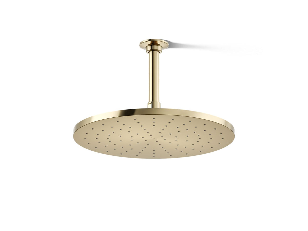 Contemporary Round 12" single-function rainhead, 2.5 gpm