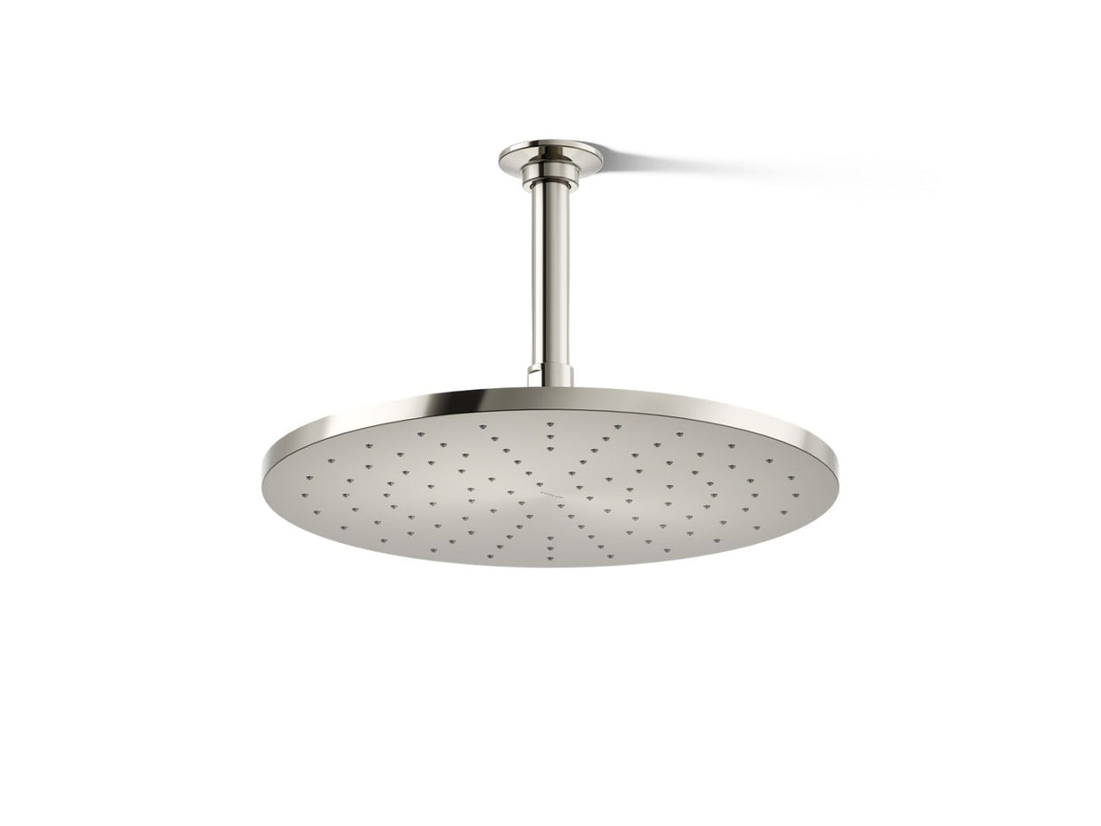 Contemporary Round 12" single-function rainhead, 2.5 gpm