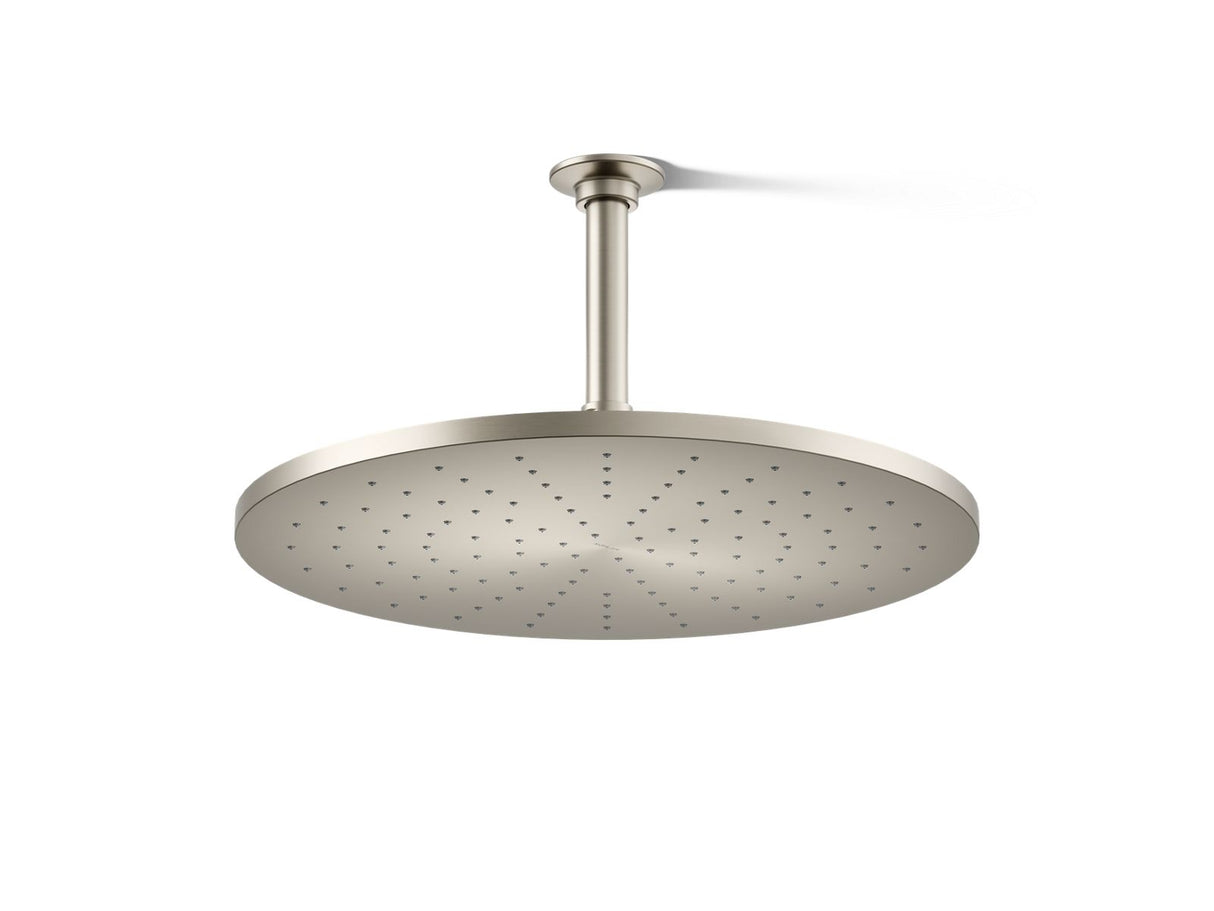 Contemporary Round 14” single-function rainhead, 2.5 gpm