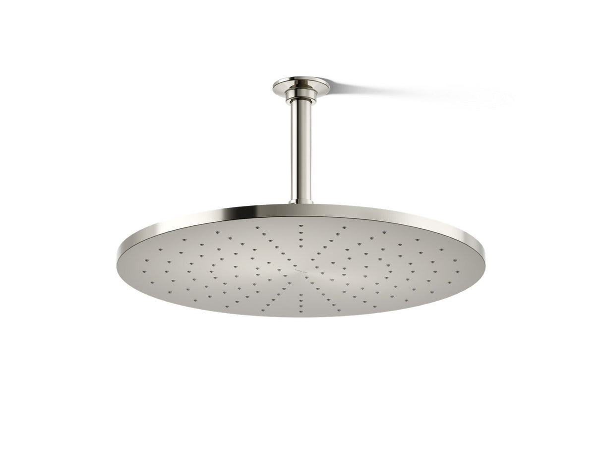 Contemporary Round 14” single-function rainhead, 2.5 gpm