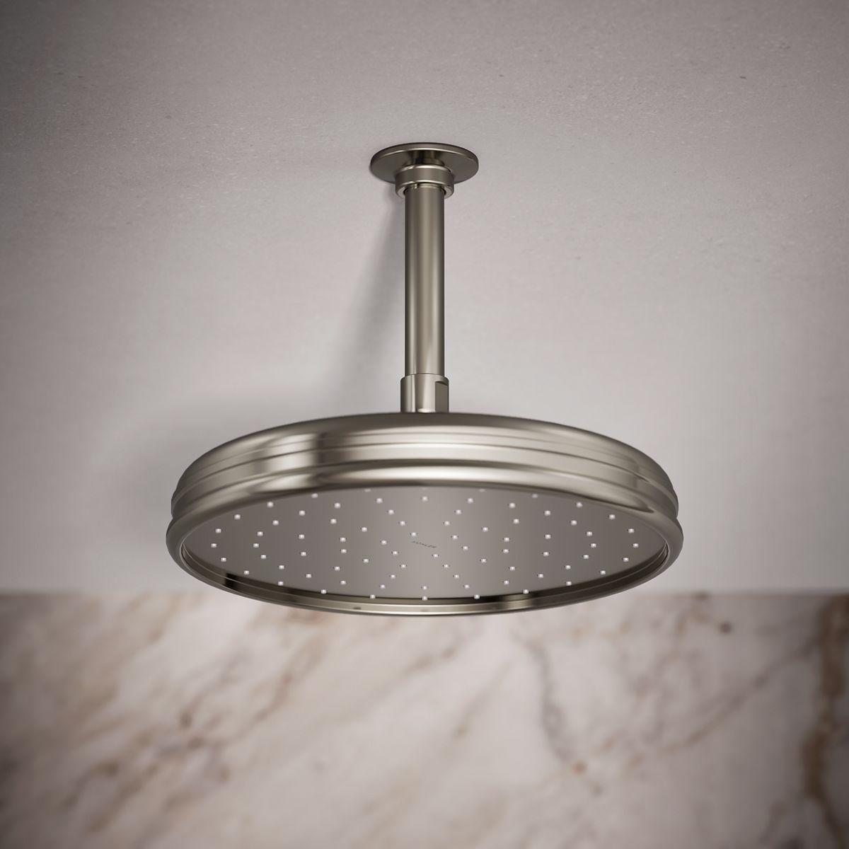 Traditional 10" single-function rainhead, 2.5 gpm