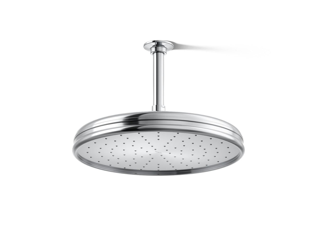 Traditional 12" single-function rainhead, 2.5 gpm