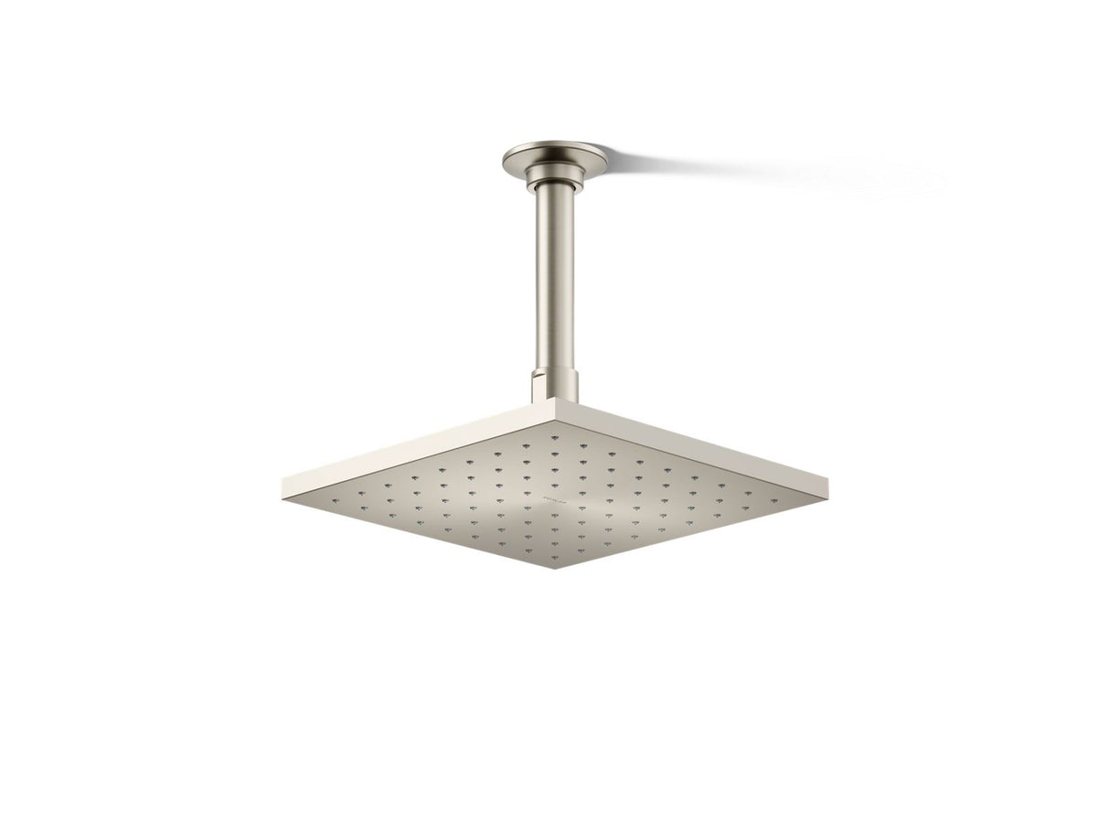 Contemporary Square 8" single-function rainhead, 1.75 gpm