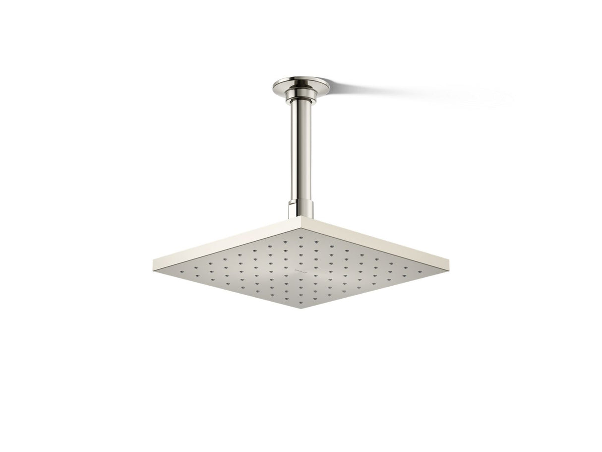 Contemporary Square 8" single-function rainhead, 1.75 gpm