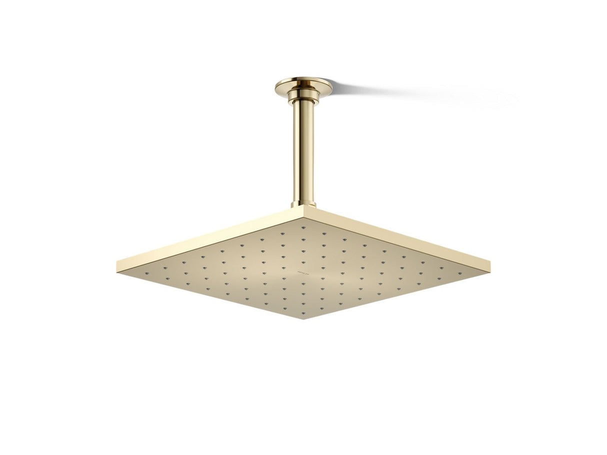 Contemporary Square 10" single-function rainhead, 1.75 gpm