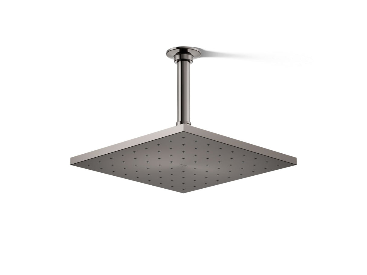 Contemporary Square 10" single-function rainhead, 1.75 gpm