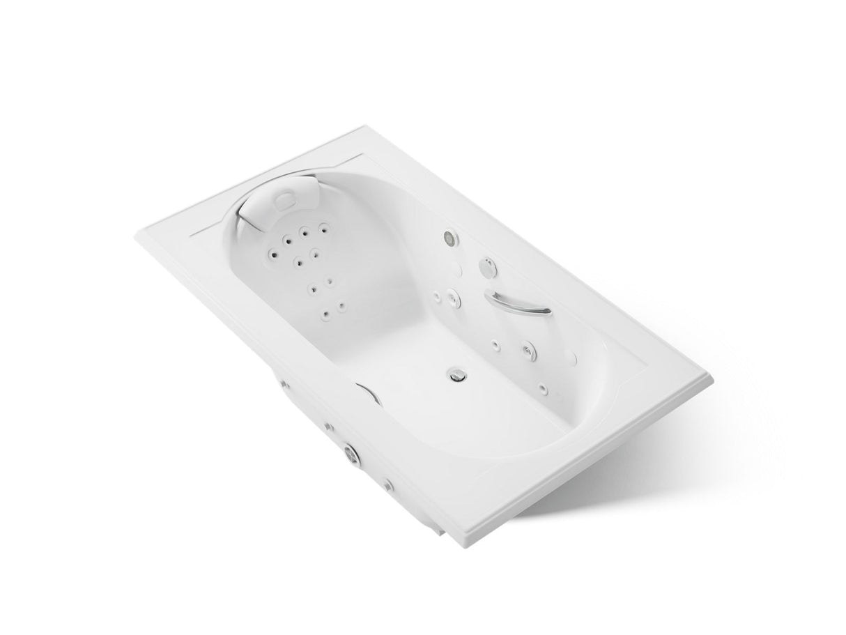 Memoirs® 72" x 42" drop-in Effervescence whirlpool bath