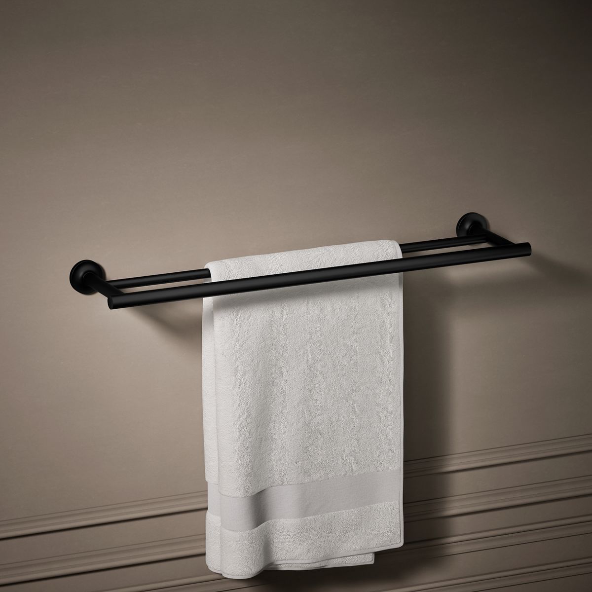 Purist® 24" Double towel bar