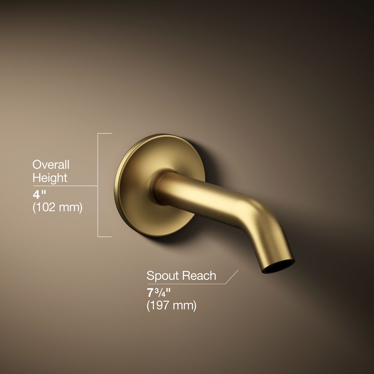 Purist® Wall-mount bath spout