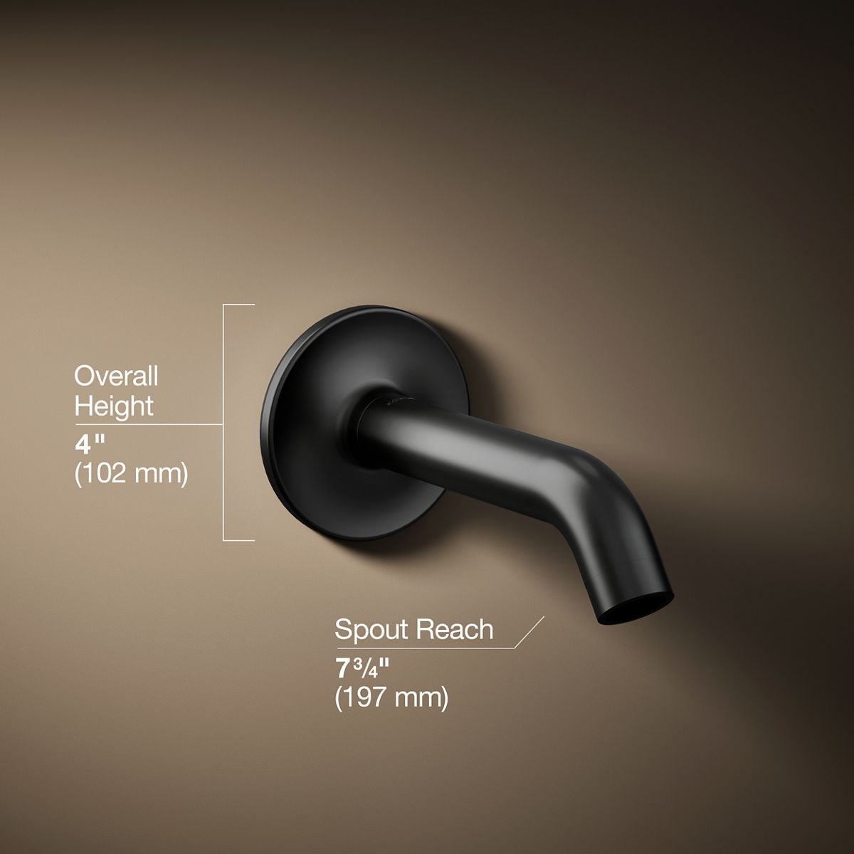 Purist® Wall-mount bath spout