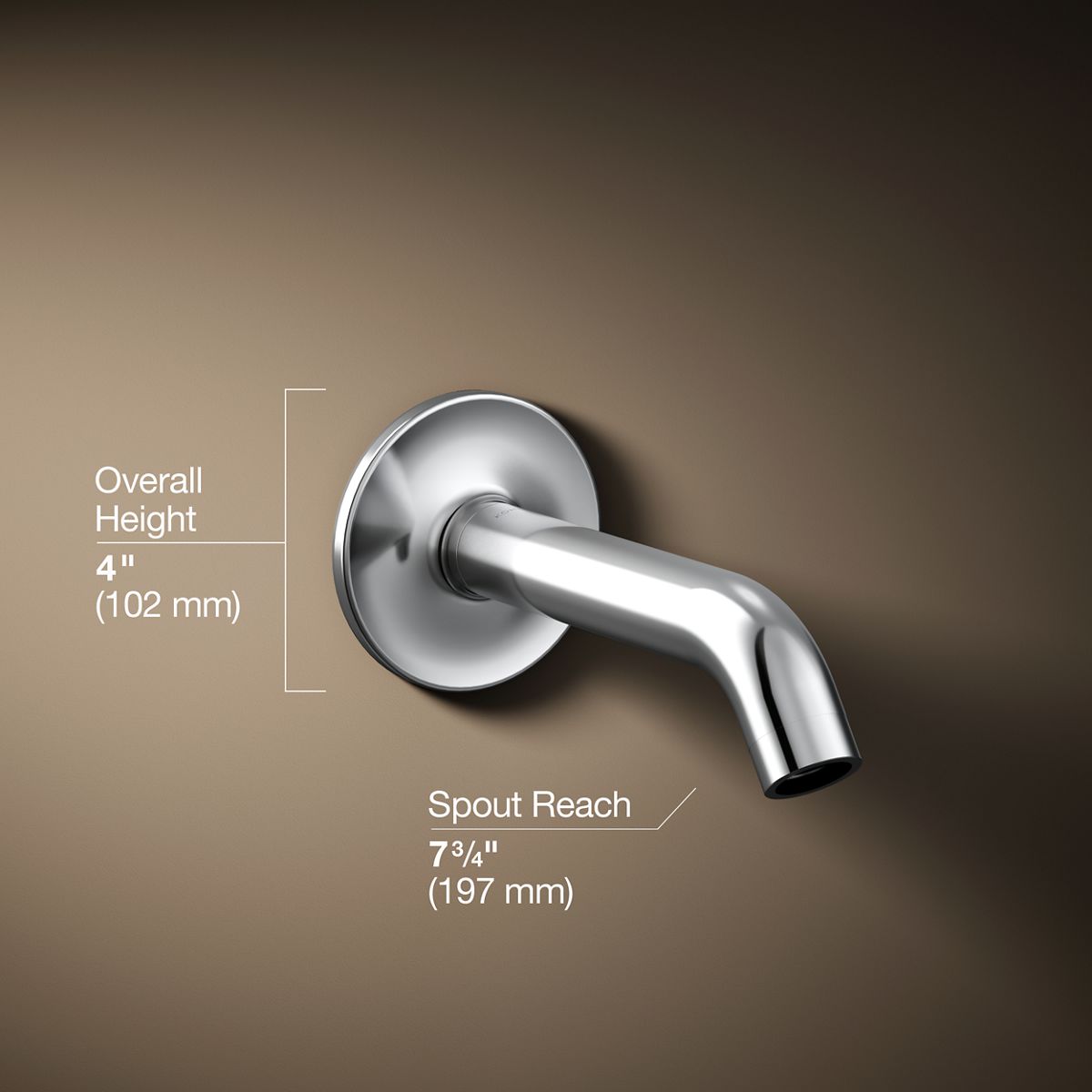 Purist® Wall-mount bath spout