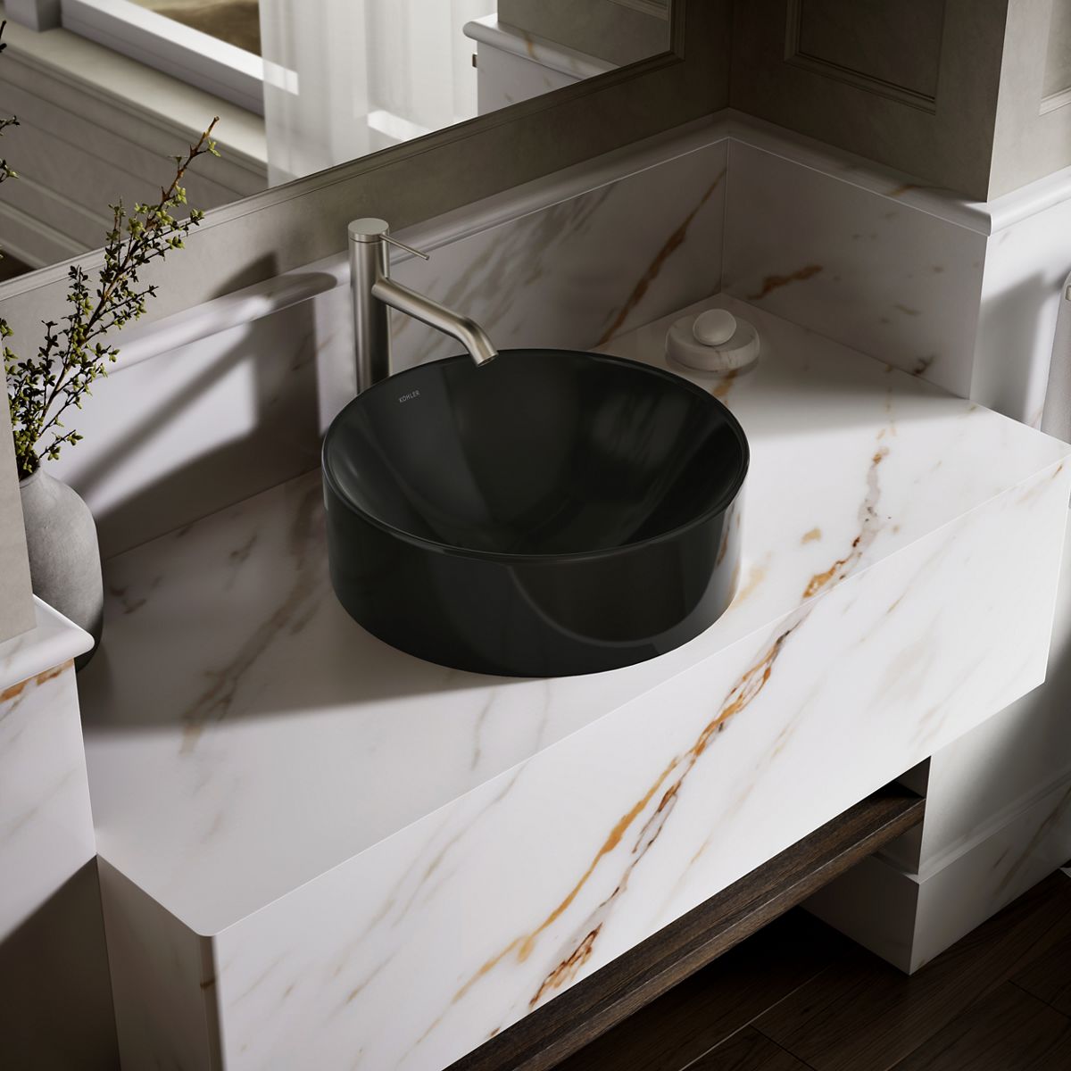 Vox® 16-1/2" round vessel bathroom sink