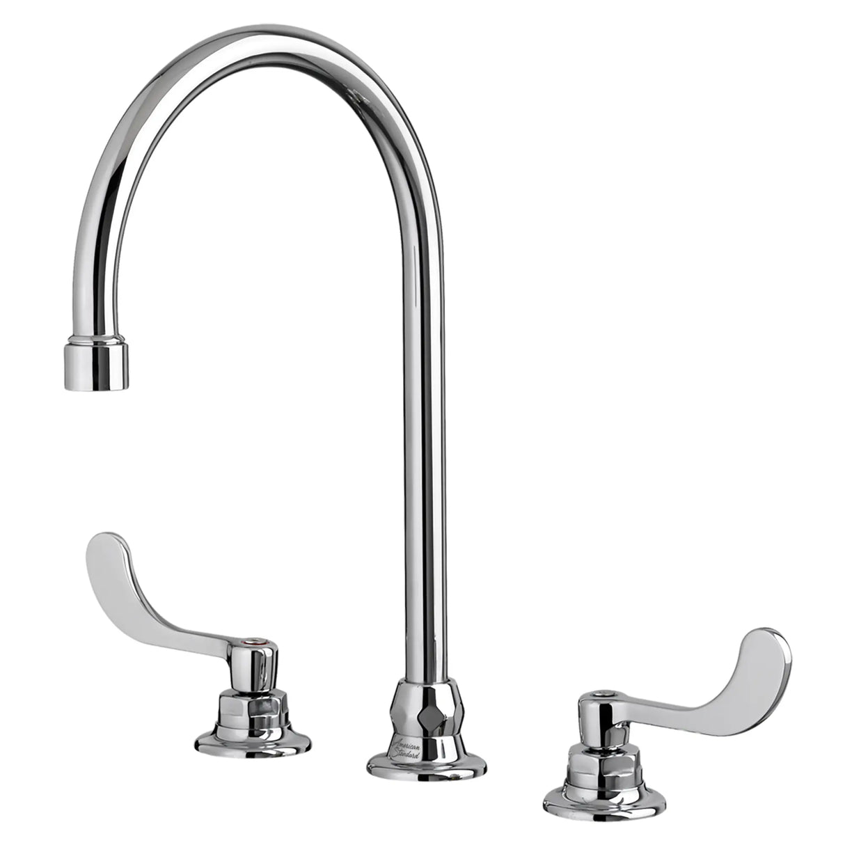 Monterrey® 8-Inch Widespread 8-inch Reach Gooseneck Faucet With Wrist Blade Handles 1.5 gpm/5.7 Lpm