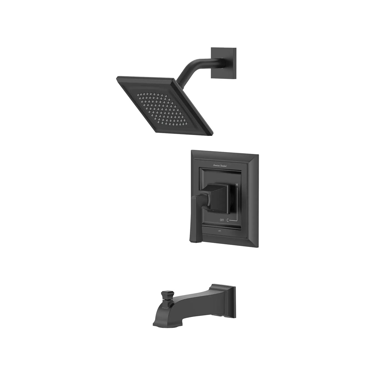 Town Square S 1.75 gpm/6.8 L/min Tub and Shower Trim Kit With Water-Saving Showerhead, Double Ceramic Pressure Balance Cartridge With Lever Handle
