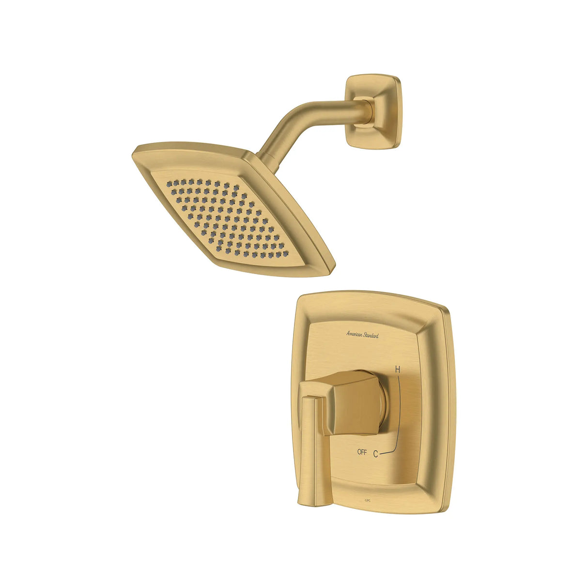 Townsend® 1.75 gpm/6.6 L/min Shower Trim Kit With Water-Saving Showerhead, Double Ceramic Pressure Balance Cartridge With Lever Handle