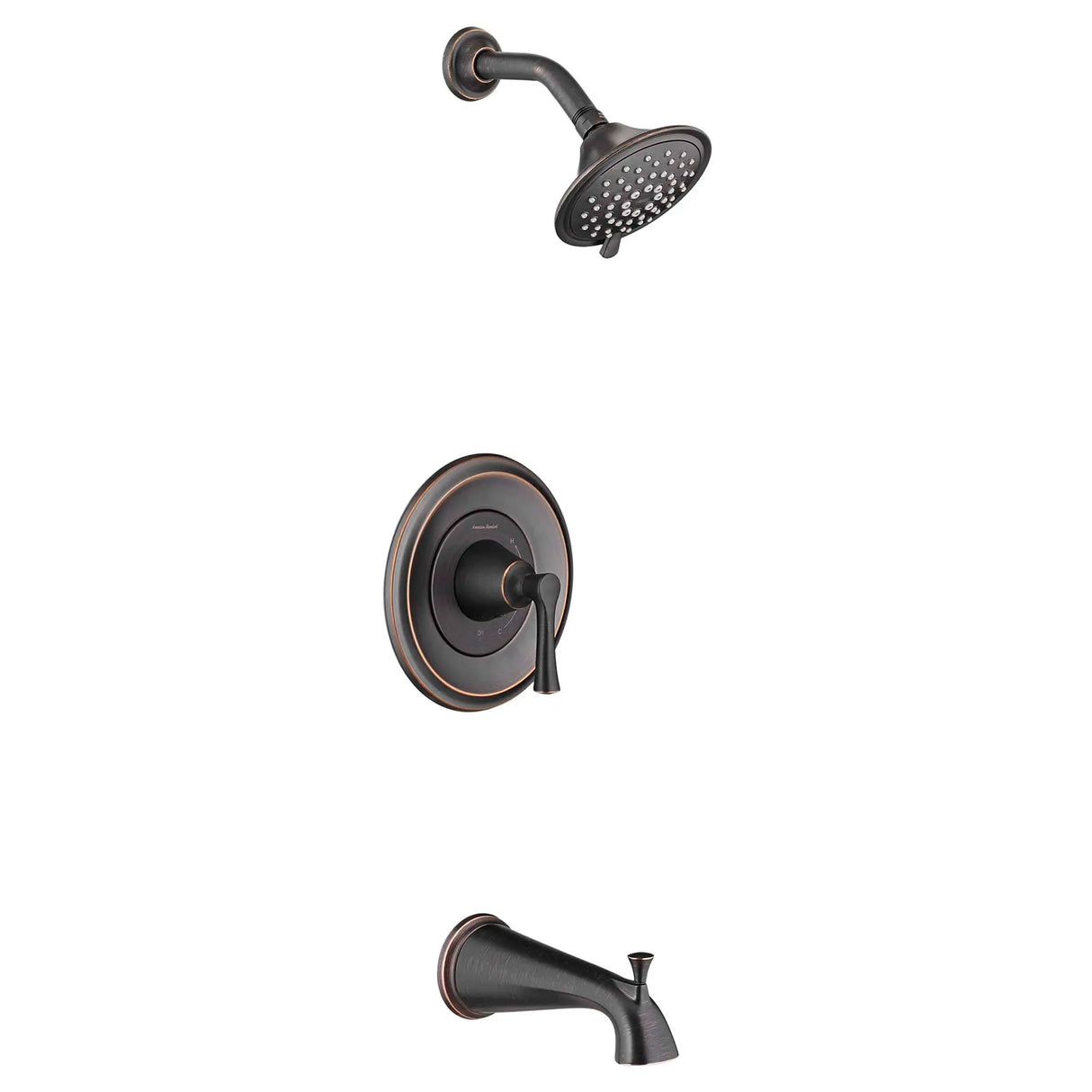 Estate 2.5 gpm/9.5 L/min Tub and Shower Trim Kit With 3-Function Showerhead, Double Ceramic Pressure Balance Cartridge With Lever Handle