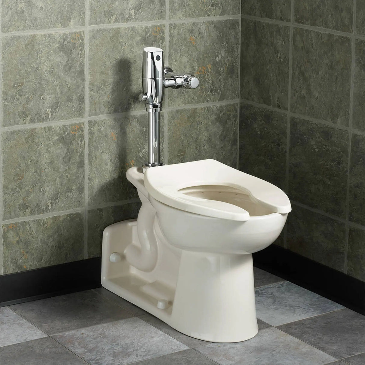 Priolo® Floor-Mount, Back Outlet EverClean® Bowl Less Seat