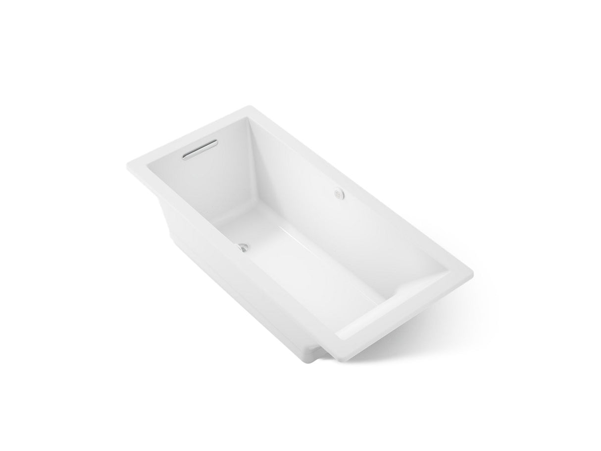 Underscore® 66" x 32" drop-in Heated BubbleMassage™ air bath with Bask® heated surface