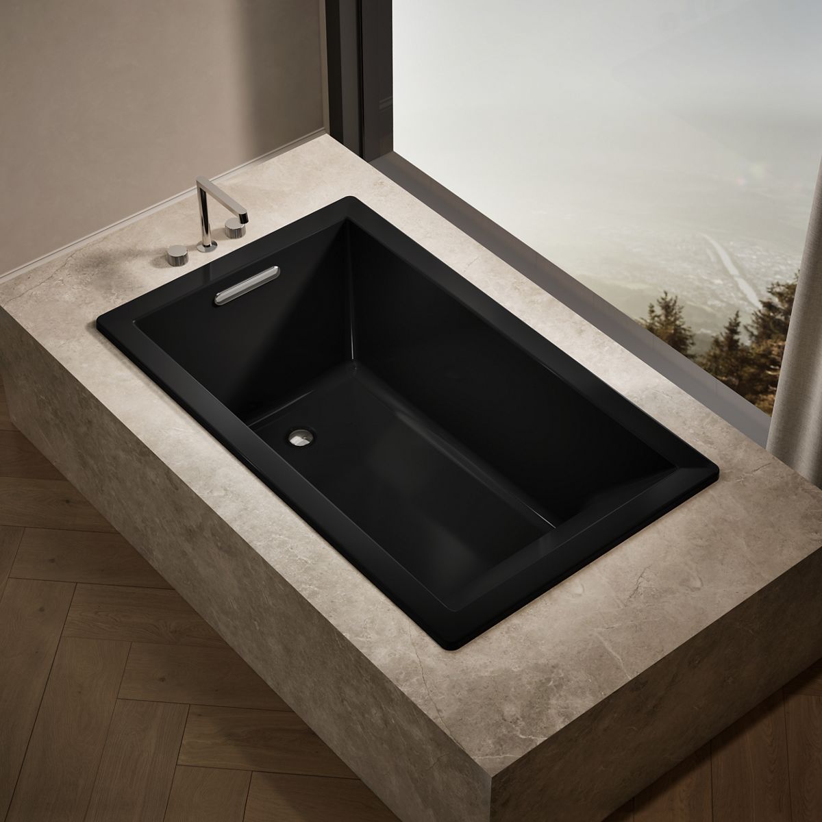 Underscore® 60" x 36" drop-in bath