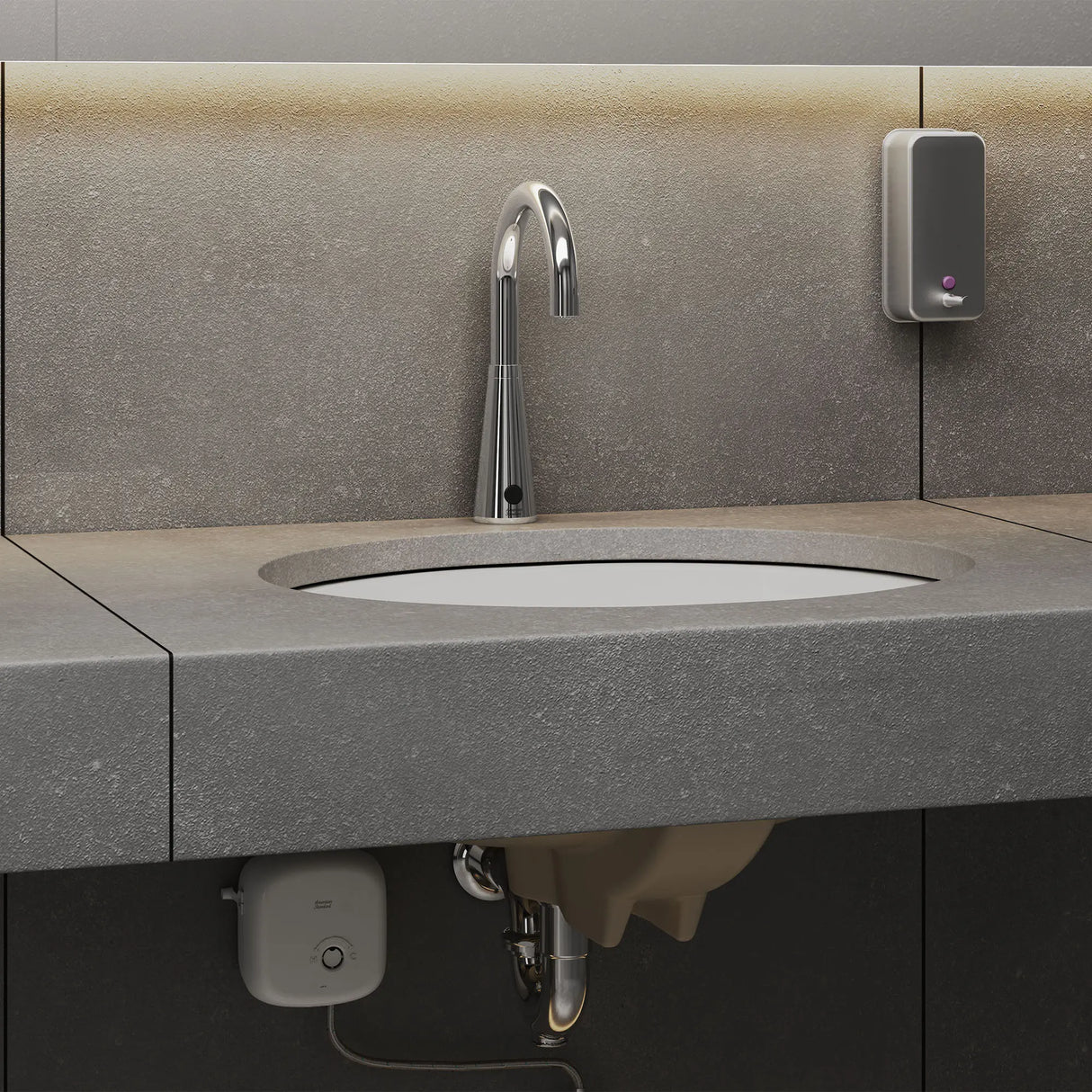 Selectronic® IC Touchless Faucet, Base Model, 1.5 gpm/5.7 Lpm Laminar Flow in Base